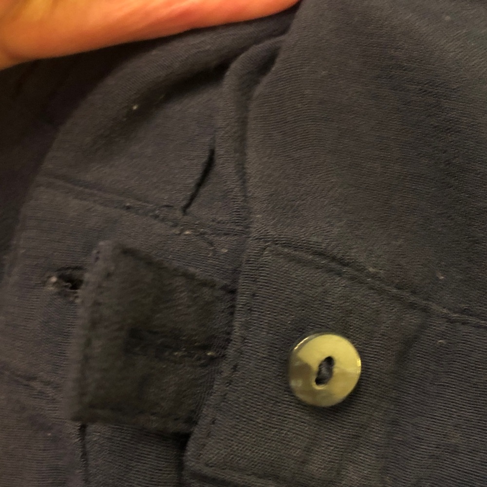 Boden Navy Long-Sleeve Shirt Dress - Picture 7 of 7